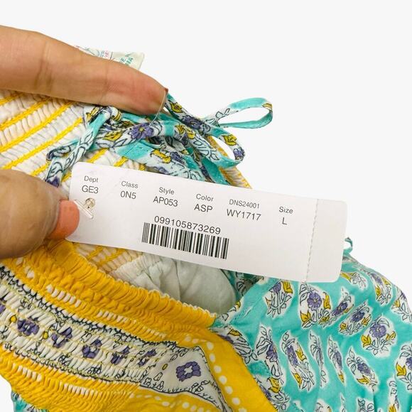 J. Crew Blue and Yellow Ruffled Sundress - Picture 8 of 8